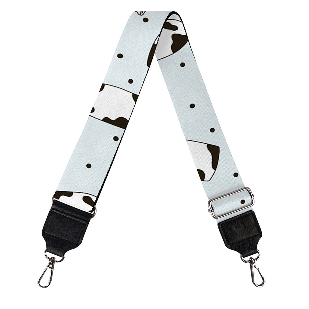 Cow Milk Bottle Pattern Print Bag Strap