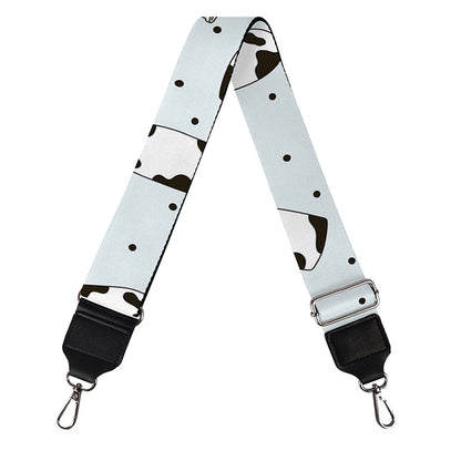 Cow Milk Bottle Pattern Print Bag Strap