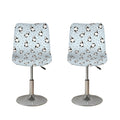 Cow Milk Bottle Pattern Print Bar Stool Covers