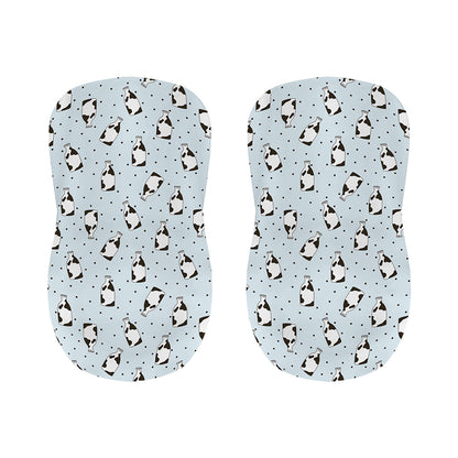 Cow Milk Bottle Pattern Print Bar Stool Covers