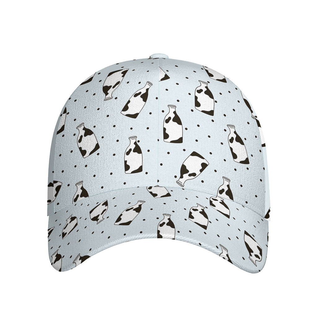 Cow Milk Bottle Pattern Print Baseball Cap