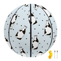 Cow Milk Bottle Pattern Print Basketball