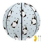 Cow Milk Bottle Pattern Print Basketball
