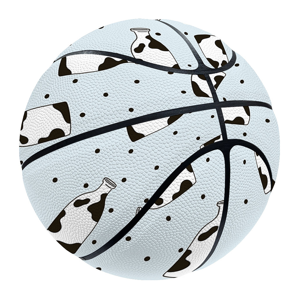 Cow Milk Bottle Pattern Print Basketball