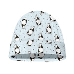 Cow Milk Bottle Pattern Print Beanie
