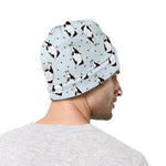Cow Milk Bottle Pattern Print Beanie