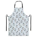 Cow Milk Bottle Pattern Print Bib Apron With Pocket