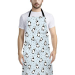 Cow Milk Bottle Pattern Print Bib Apron With Pocket