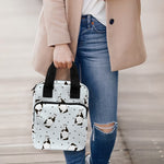 Cow Milk Bottle Pattern Print Bible Tote Bag
