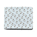Cow Milk Bottle Pattern Print Bifold Wallet