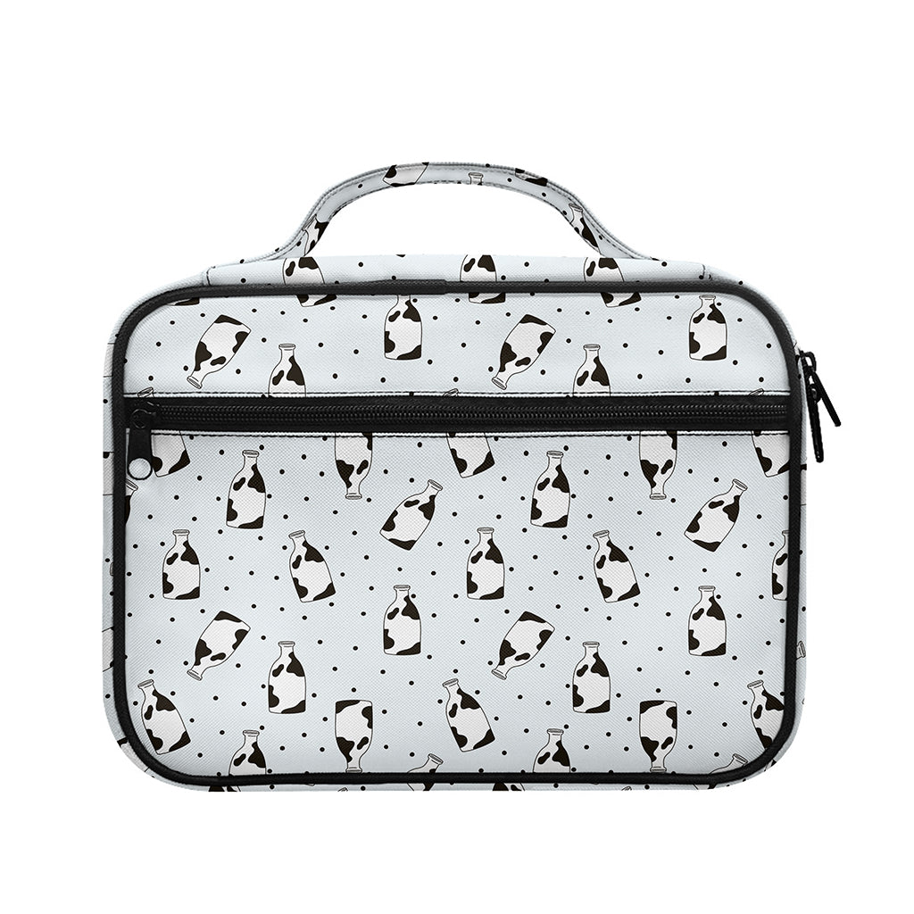 Cow Milk Bottle Pattern Print Briefcase Bible Bag