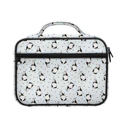 Cow Milk Bottle Pattern Print Briefcase Bible Bag