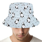 Cow Milk Bottle Pattern Print Bucket Hat