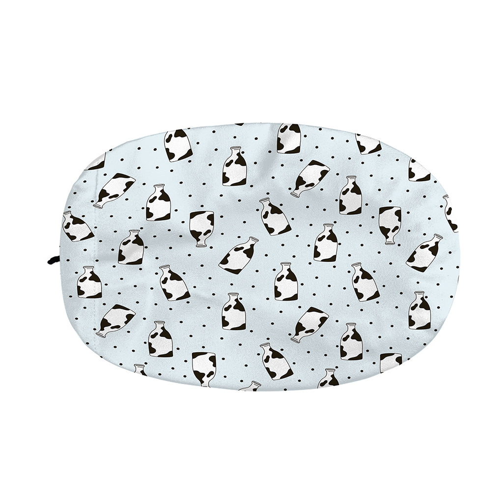 Cow Milk Bottle Pattern Print Car Side Mirror Covers
