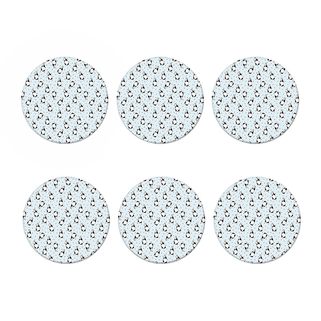 Cow Milk Bottle Pattern Print Coaster Set
