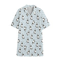 Cow Milk Bottle Pattern Print Cotton Hawaiian Shirt
