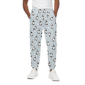 Cow Milk Bottle Pattern Print Cotton Sweatpants
