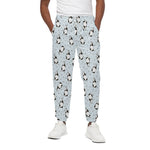 Cow Milk Bottle Pattern Print Cotton Pants