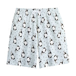 Cow Milk Bottle Pattern Print Cotton Shorts