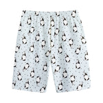 Cow Milk Bottle Pattern Print Cotton Shorts