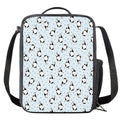 Cow Milk Bottle Pattern Print Crossbody Lunch Bag