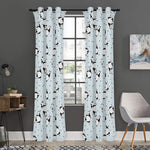 Cow Milk Bottle Pattern Print Curtain