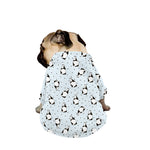 Cow Milk Bottle Pattern Print Dog Zip Up Jacket