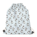 Cow Milk Bottle Pattern Print Drawstring Bag