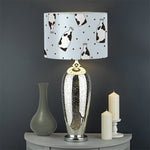Cow Milk Bottle Pattern Print Drum Lamp Shade