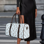 Cow Milk Bottle Pattern Print Duffle Bag