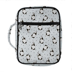 Cow Milk Bottle Pattern Print Front Pocket Bible Bag