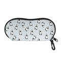 Cow Milk Bottle Pattern Print Glasses Case