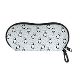 Cow Milk Bottle Pattern Print Glasses Case