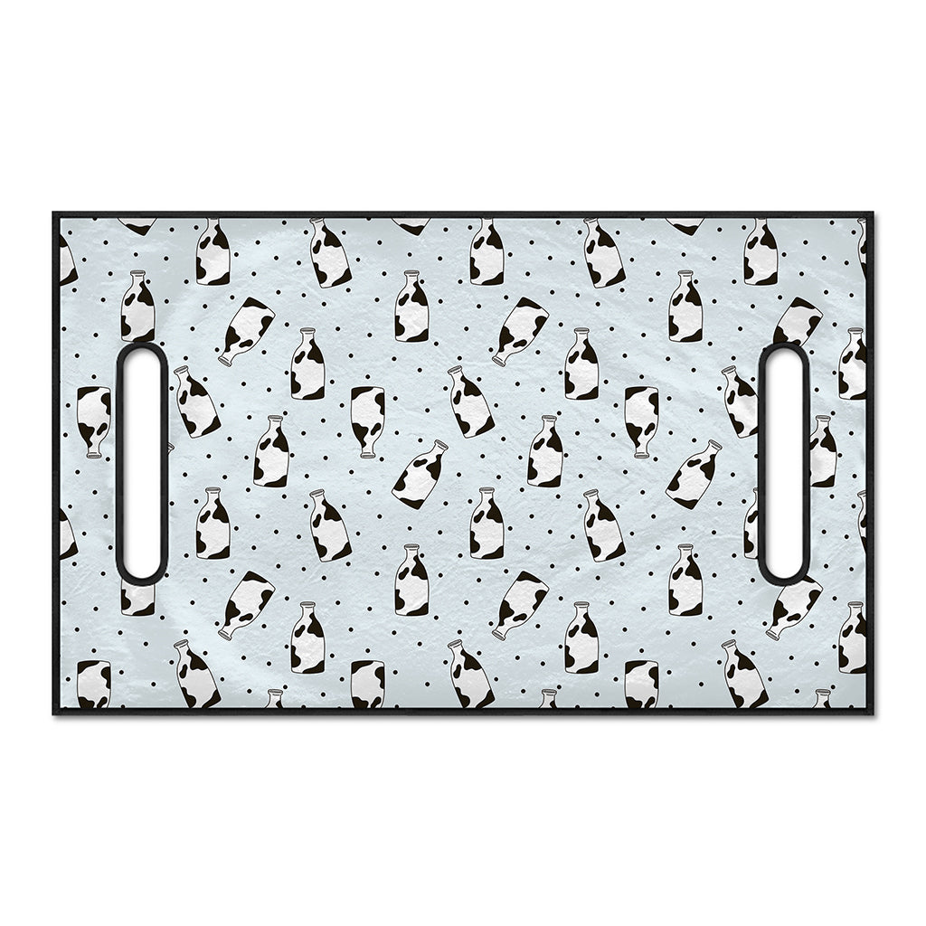 Cow Milk Bottle Pattern Print Golf Cart Seat Cover