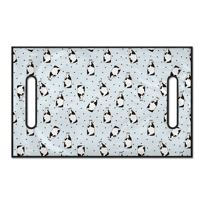 Cow Milk Bottle Pattern Print Golf Cart Seat Cover