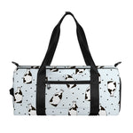Cow Milk Bottle Pattern Print Gym Bag