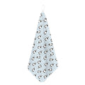 Cow Milk Bottle Pattern Print Hand Towel