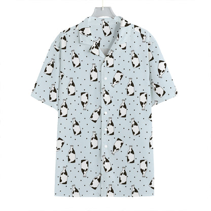 Cow Milk Bottle Pattern Print Hawaiian Shirt