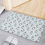 Cow Milk Bottle Pattern Print Indoor Door Mat