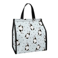 Cow Milk Bottle Pattern Print Insulated Lunch Tote