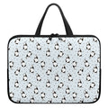 Cow Milk Bottle Pattern Print Laptop Sleeve With Handle