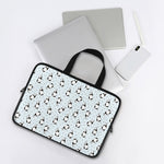 Cow Milk Bottle Pattern Print Laptop Sleeve With Handle