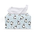 Cow Milk Bottle Pattern Print Leather Tissue Box Cover