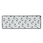 Cow Milk Bottle Pattern Print Long Kitchen Mat
