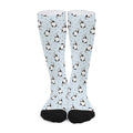 Cow Milk Bottle Pattern Print Long Socks