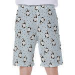 Cow Milk Bottle Pattern Print Men's Beach Shorts