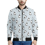 Cow Milk Bottle Pattern Print Men's Bomber Jacket
