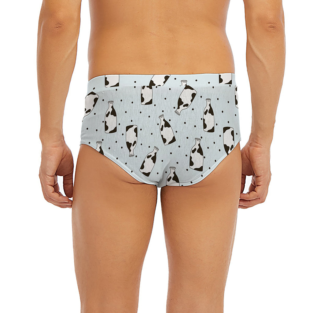Cow Milk Bottle Pattern Print Men's Briefs