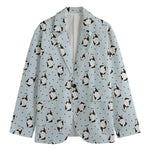 Cow Milk Bottle Pattern Print Men's Cotton Blazer