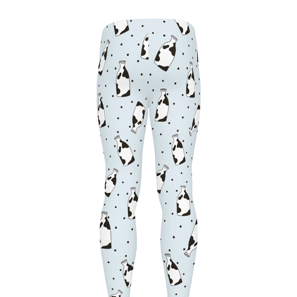 Cow Milk Bottle Pattern Print Men's leggings